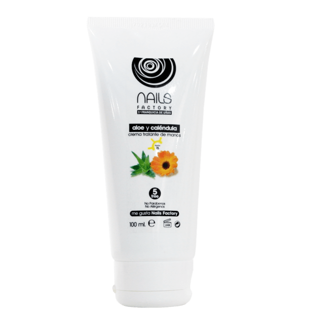 Crema tratante de manos aloe y caléndula
