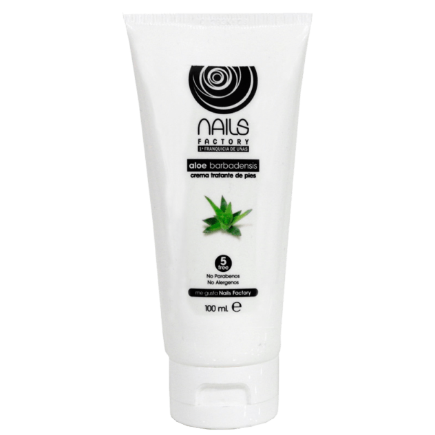 Crema tratante de pies de Aloe